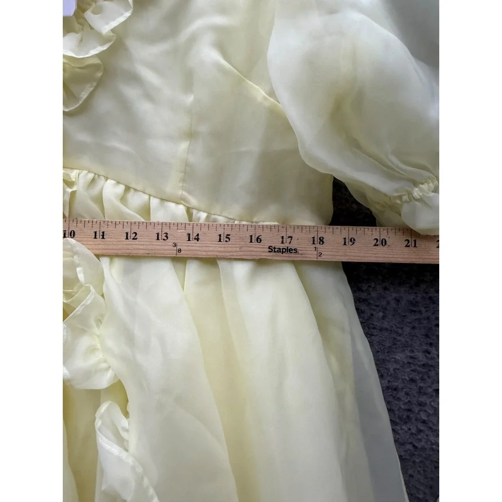 NWD Selkie Dole Whip Marie Gown Maxi Dress Sunshine Yellow Womens Plus Size 1X